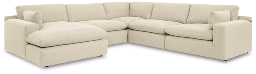Elyza 5-Piece Sectional with LHF Chaise - Linen