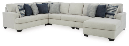 Lowder 5-Piece Sectional with RHF Chaise