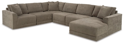 Raeanna 6-Piece Sectional with RHF Chaise -  Strom