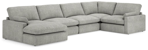 Sophie 5-Piece Sectional with LHF Chaise - Gray