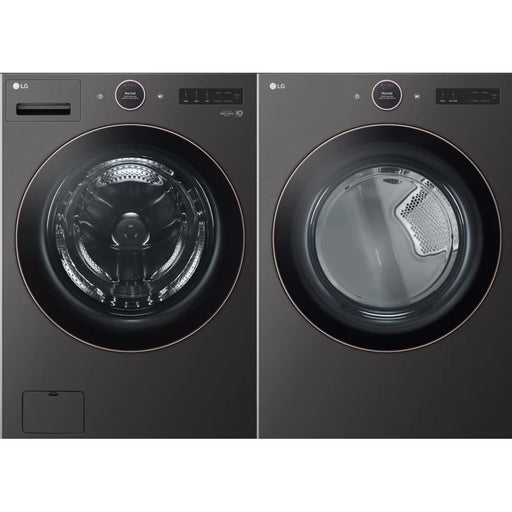 LG 5.8 cu ft Washer & Electric Dryer 7.4 WM6500HBA - DLEX6500B Combo