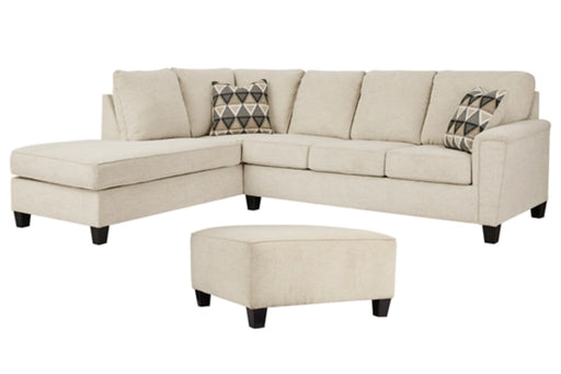 Abinger 2-Piece Sectional with Ottoman - LHF Chaise