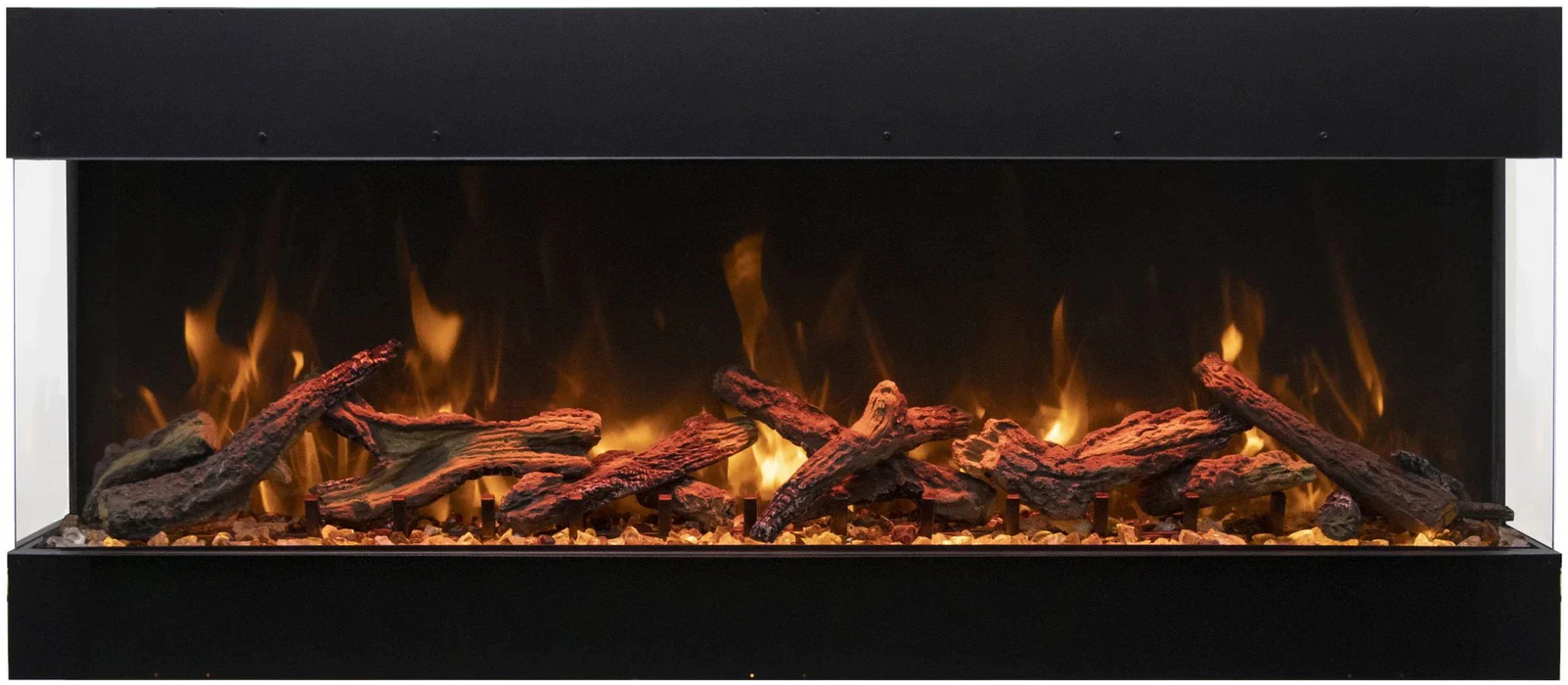 Amantii TRV-75-BESPOKE Tru View Bespoke 3-Sided Built-In Electric Fireplace