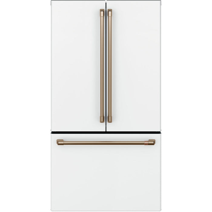 GE Cafe 36" Counter Depth French Door Refrigerator - Slide in Gas Range - Dishwasher Set