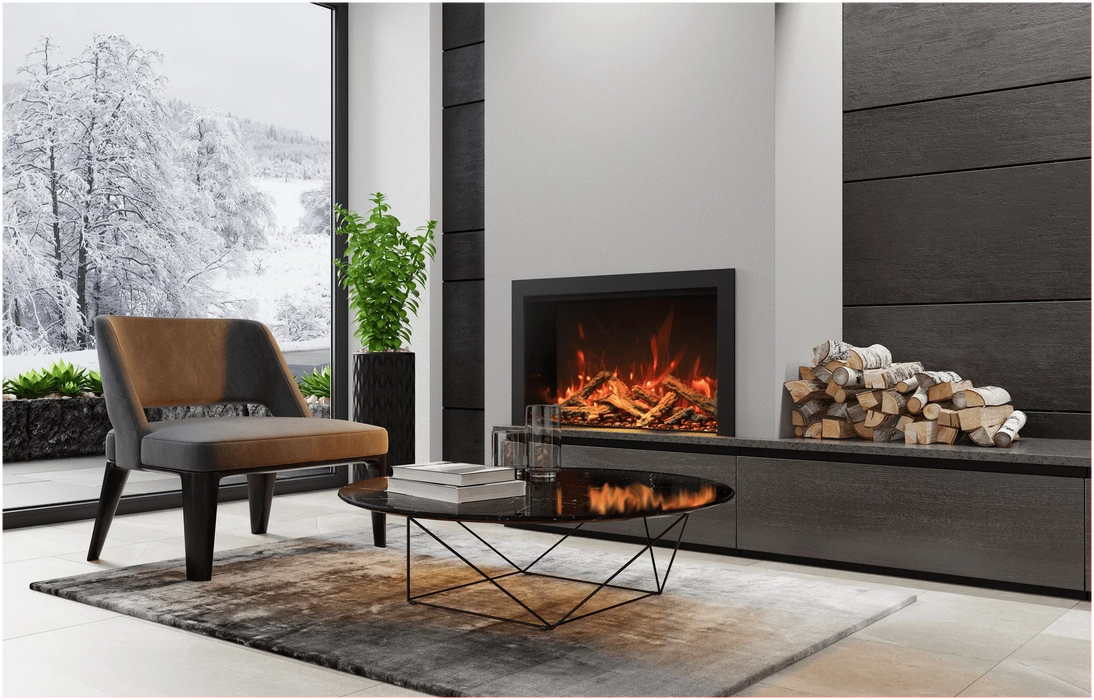 Amantii TRD-44-BESPOKE 44" Traditional Bespoke Indoor/Outdoor Electric Insert Fireplace