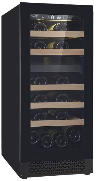 Cavavin V-024WDZFG Vinoa Collection 15" Black Wine Cooler