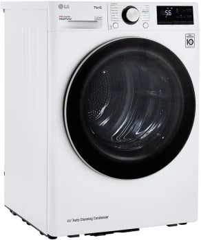 LG DLHC1455W 4.2 cu.ft. Smart wi-fi Enabled Compact Front Load Dryer with Dual Inverter HeatPump™ Technology