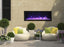 Remii 102765-DE 65" Deep Indoor or Outdoor Electric Built-In Fireplace