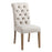 Inspire 202-968BG Melia Side Chair, Set Of 2 In Beige
