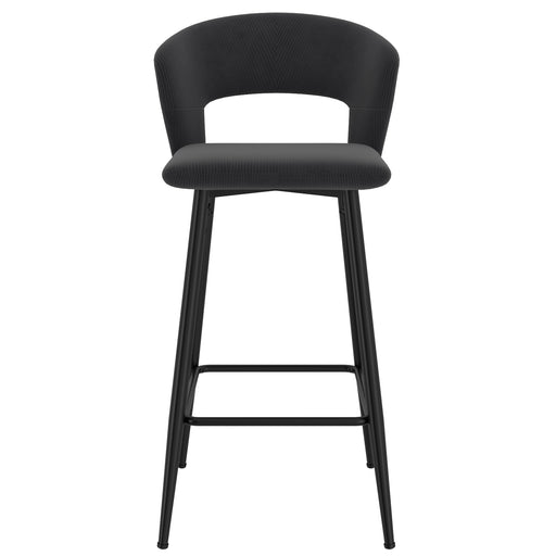 Inspire Camile 203-532CH 26-Inch Counter Stool, Set Of 2 In Charcoal