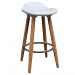 Inspire Trex 203-990WT 26-Inch Counter Stool, Set of 2 In White