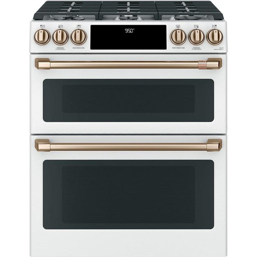 GE Cafe CC2S950P4MW2  Dual-Fuel, Double-Oven Range with Convection Matte White