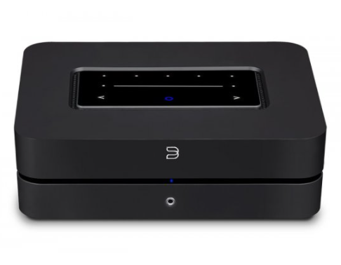Bluesound N330BLKUNV POWERNODE Black Wireless Multi-Room Hi-Res Music Streamer In Black
