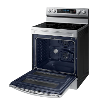 Samsung NE63A6751SS/AC 6.3 cu.ft. Electric Range with Air Fry and Flex Duo™ In Stainless Steel