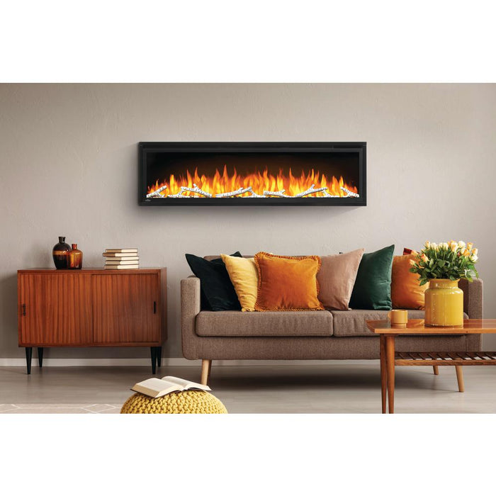 Napoleon Entice 60-Inch Wall-Mount Electric Fireplace In Black - NEFL60CFH