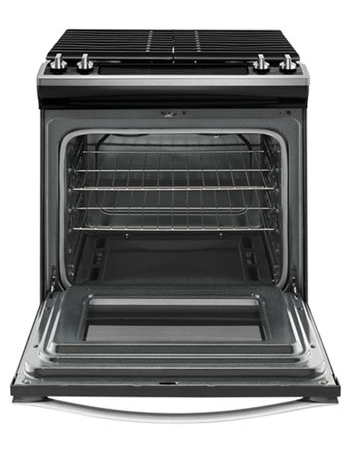 Whirlpool 5.0 cu. ft. Front Control Gas Range with cast-iron grates