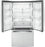 GE GWE19JYLFS ENERGY STAR® 18.6 Cu. Ft. Counter-Depth French-Door Refrigerator in Fingerprint Resistant Stainless