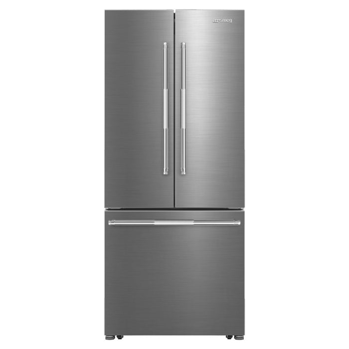 SMEG FD30UXI 30" French Door Fridge with Auto Ice- Preliminary in Stainless Steel