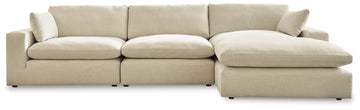 Elyza 3-Piece Sectional with RHF Chaise - Linen