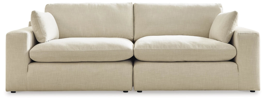 Elyza 2-Piece Sectional Loveseat - Linen