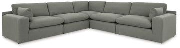 Elyza 5-Piece Sectional - Smoke
