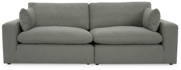 Elyza 2-Piece Sectional Loveseat - Smoke