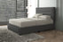 Russell 54" Double Platform Bed w/Storage in Grey