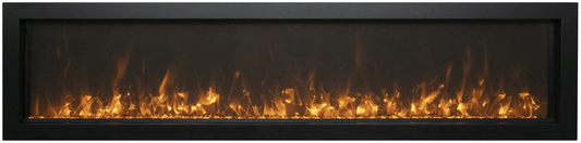 Amantii SYM-SLIM-60 Symmetry Smart Extra Slim Electric Fireplace