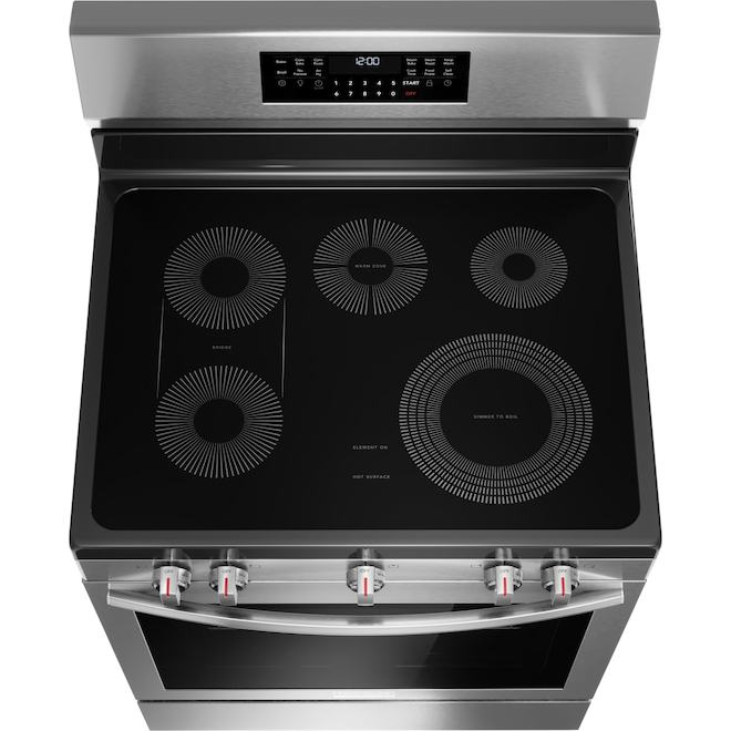 Frigidaire Gallery GCRE306CBF 30'' Rear Control Electric Range with Total Convection in Stainless Steel