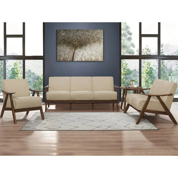 Damala Collection 3 pc Fabric Sofa Set 1138 - Mazin