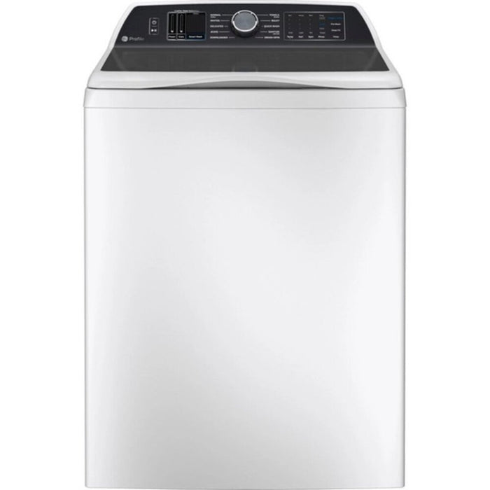 GE Profile PTW705BSTWS 6.1 Cu. Ft. (IEC) Top Load Washer with Smarter Wash Technology White