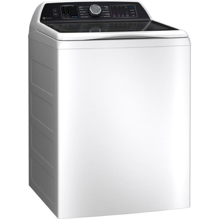 GE Profile PTW705BSTWS 6.1 Cu. Ft. (IEC) Top Load Washer with Smarter Wash Technology White