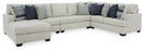 Lowder 5-Piece Sectional with LHF Chaise