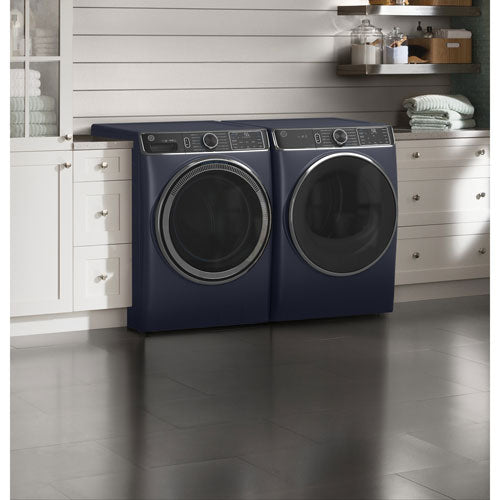 GE GFD85ESMNRS 7.8 Cu. Ft. Electric Steam Dryer in Sapphire Blue