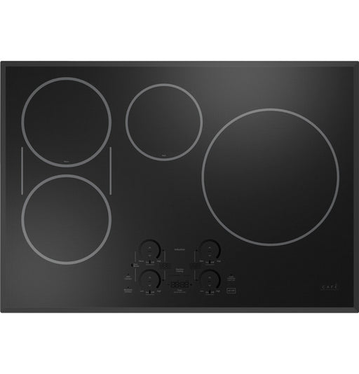 GE Cafe CHP90301TBB Series 30" Built-In Touch Control Induction Cooktop in Black