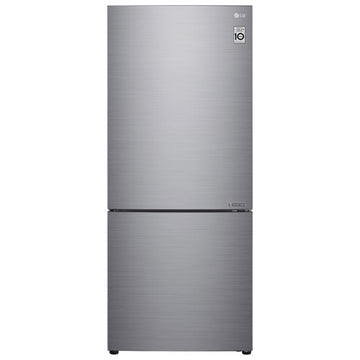 LG 28" 15 cu.ft. Counter Depth Bottom Freezer with Door Cooling+ and Flip-up Shelf - LBNC15251V