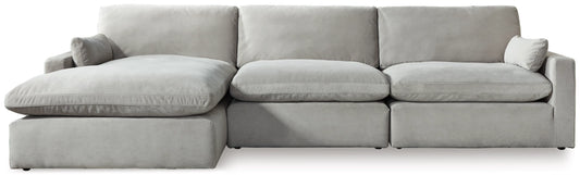 Sophie 3-Piece Sectional with Chaise - LHF Gray