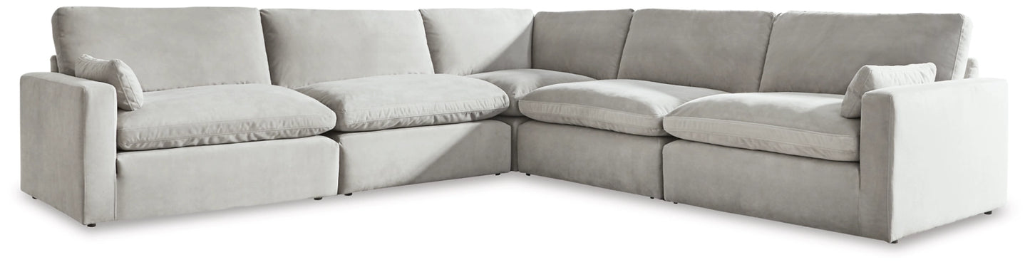 Sophie 5-Piece Sectional - Gray