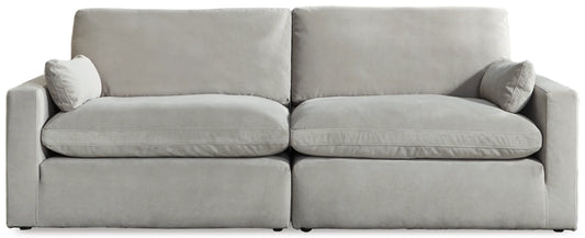 Sophie 2-Piece Sectional Loveseat - Gray