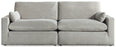 Sophie 2-Piece Sectional Loveseat - Gray