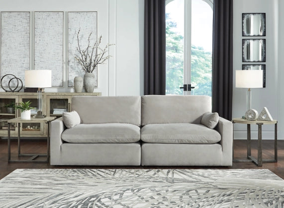 Sophie 2-Piece Sectional Loveseat - Gray