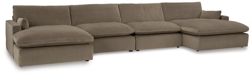 Sophie 4-Piece Sectional with Chaise - Cocoa