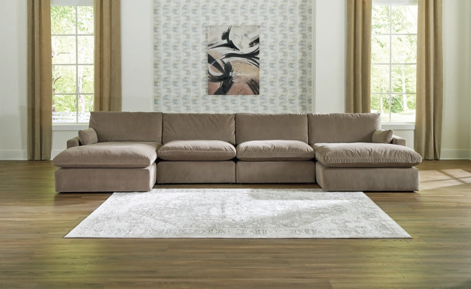 Sophie 4-Piece Sectional with Chaise - Cocoa