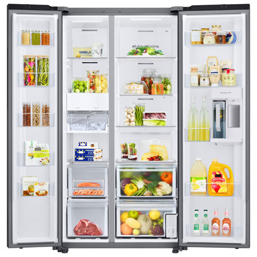 Samsung RS23CB760012AA - 35.8" 22.6 Cu. Ft. Side-By-Side Refrigerator - White