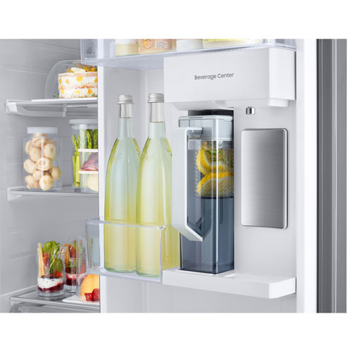Samsung RS23CB760012AA - 35.8" 22.6 Cu. Ft. Side-By-Side Refrigerator - White