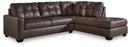 Barlin Mills 2-Piece Sectional with Chaise - UMBER