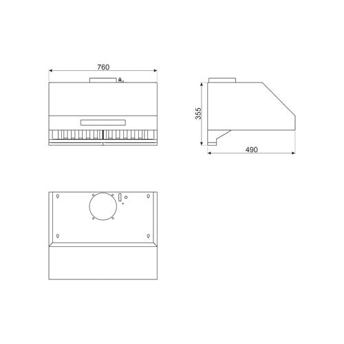 Smeg KPRU30X 30" Under Cabinet Range Hood