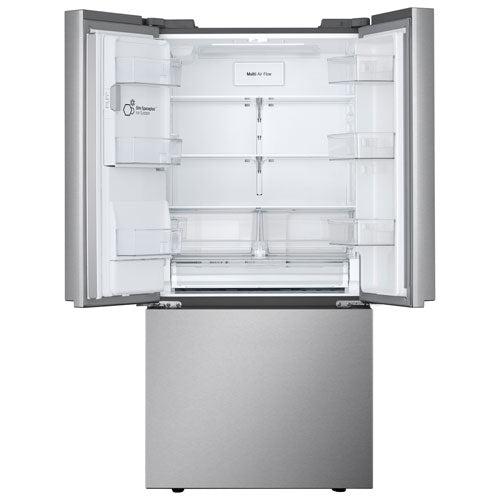 LG LF25S6330S 33" 24.5 Cu. Ft. 3-door French Door Refrigerator with Water & Ice Dispenser in Stainless Steel