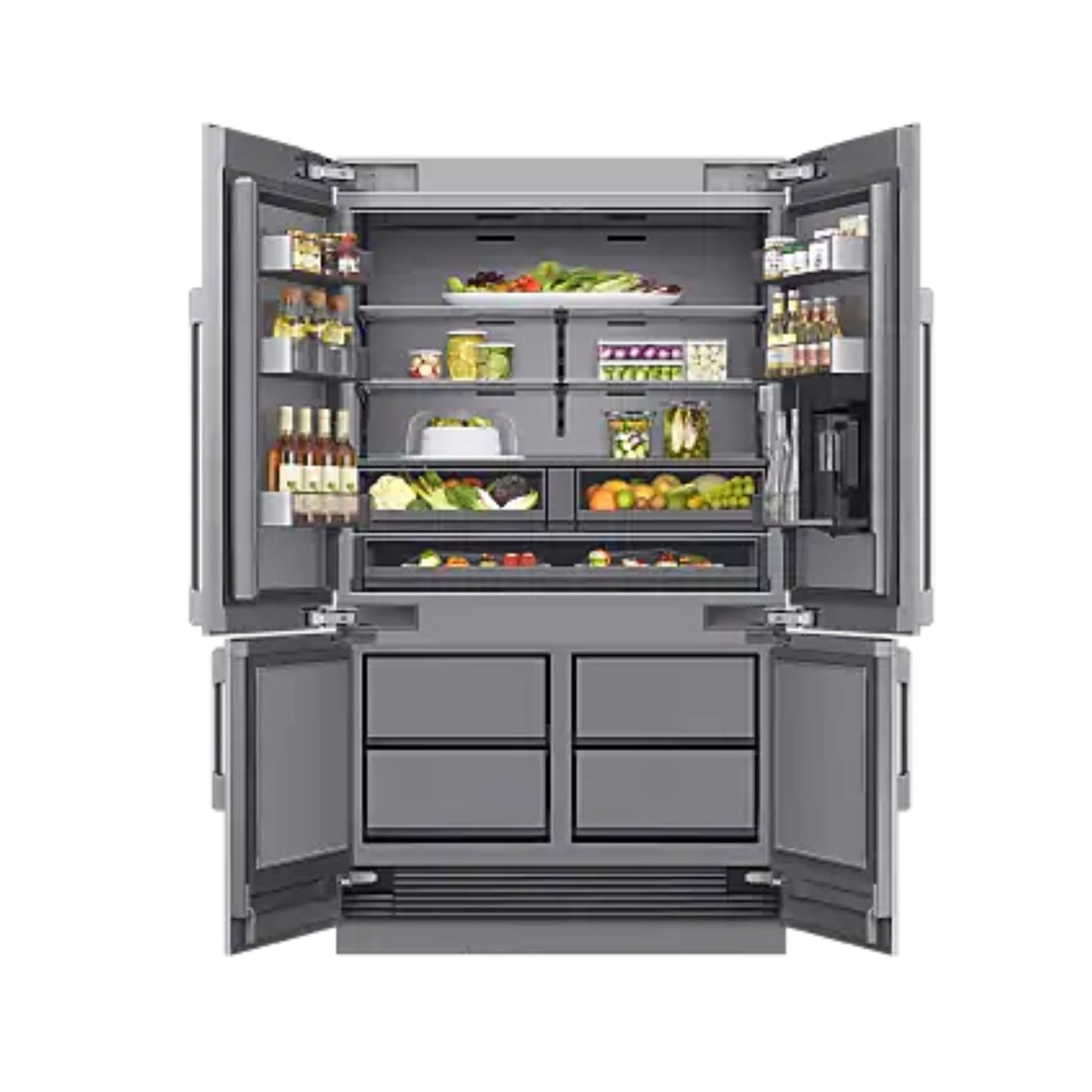 Dacor 48 Inch French Door Refrigerator with SteelCool™ Panel Ready DRF487500AP/DA