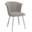 Orchid Dining Chair, Set of 2 in Grey and Chrome